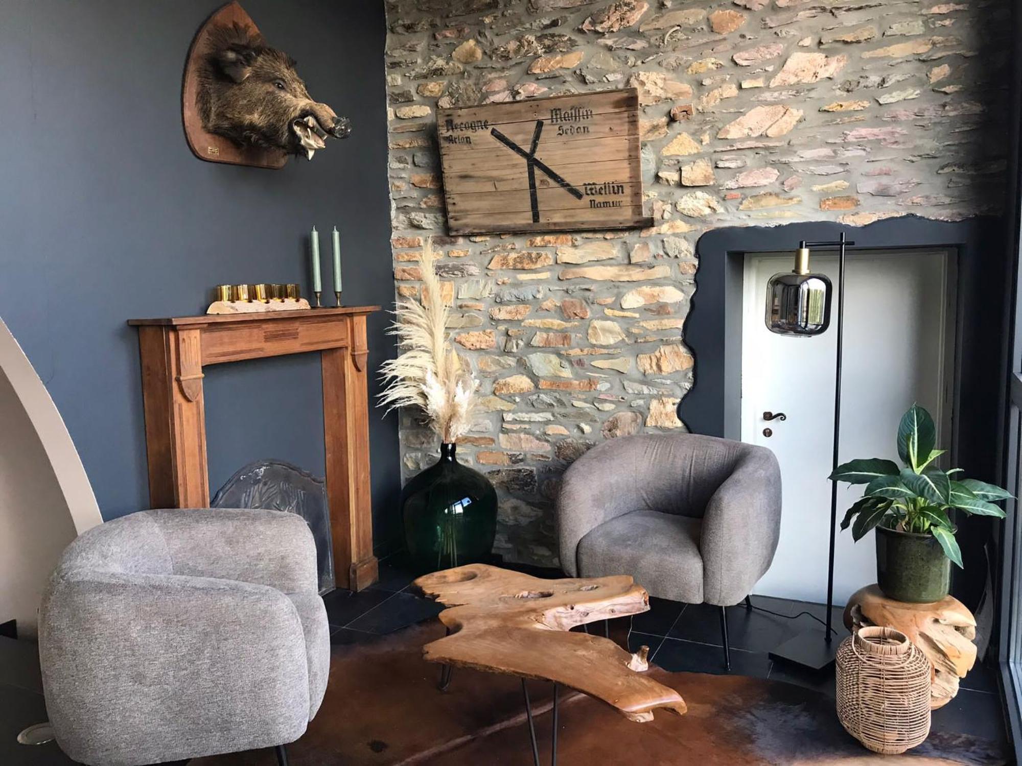 Bed and Breakfast Ma Bauge Libin Exterior foto